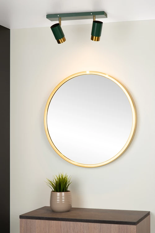 Lucide FLORIS - Spot plafond - 2xGU10 - Vert - ambiance 1